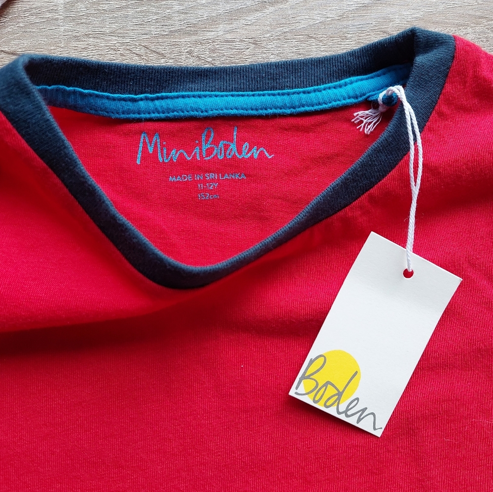 2021 nwt Mini Boden porcupine tee 11-12 years - Picture 4 of 14